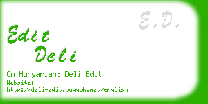 edit deli business card